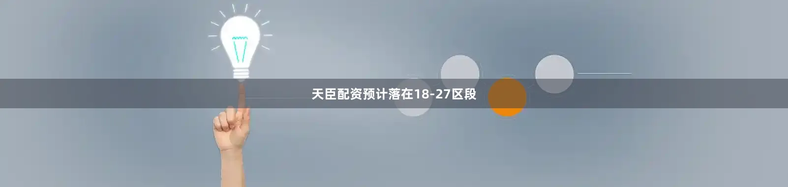 天臣配资预计落在18-27区段